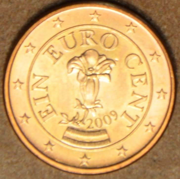1 cent Ausztria 2009 (UNC)