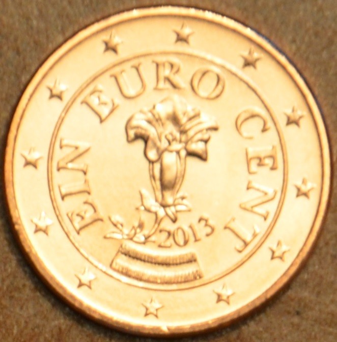1 cent Ausztria 2013 (UNC)