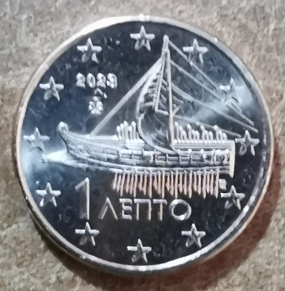 1 cent Görögország 2023 (UNC)
