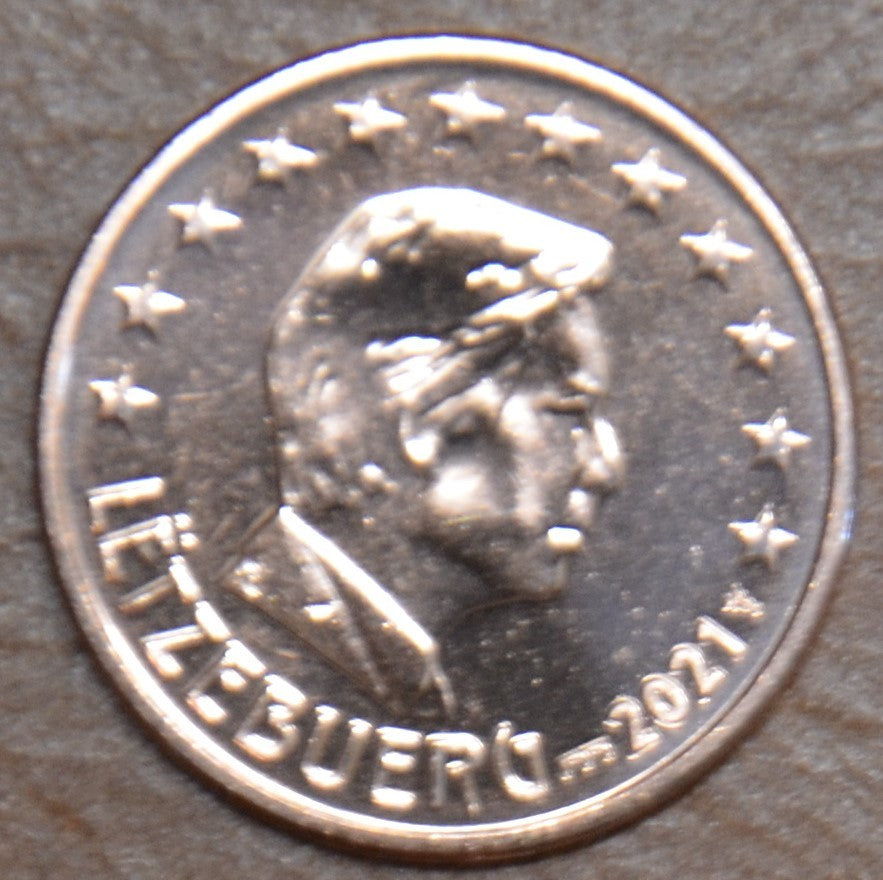 1 cent Luxemburg 2021 "híd" verjeggyel (UNC)