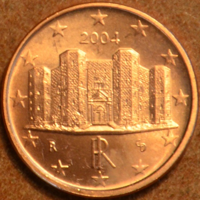 1 cent Olaszország 2004 (UNC)