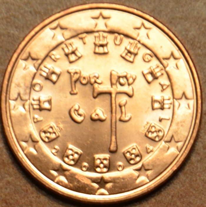 1 cent Portugália 2004 (UNC)