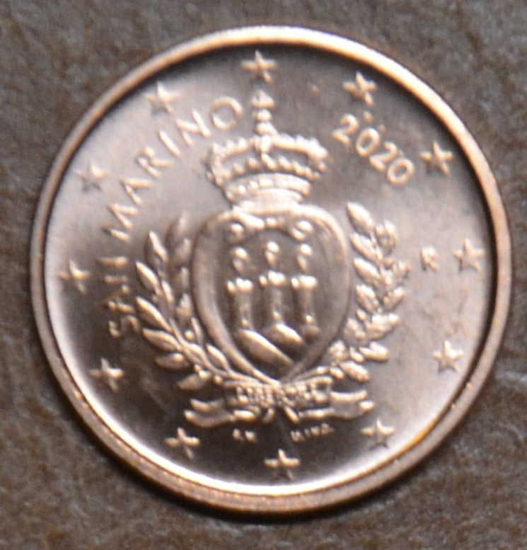 1 cent San Marino 2020 - Új dizájn (UNC)