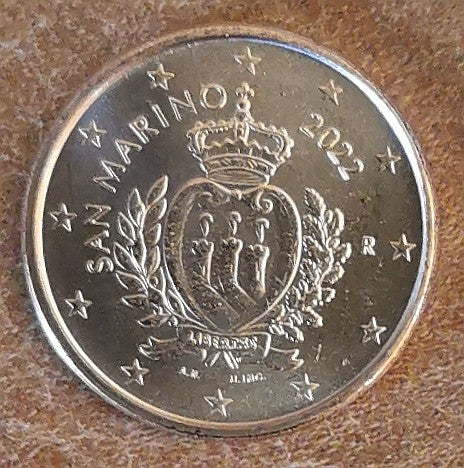 1 cent San Marino 2022 - Új dizájn (UNC)