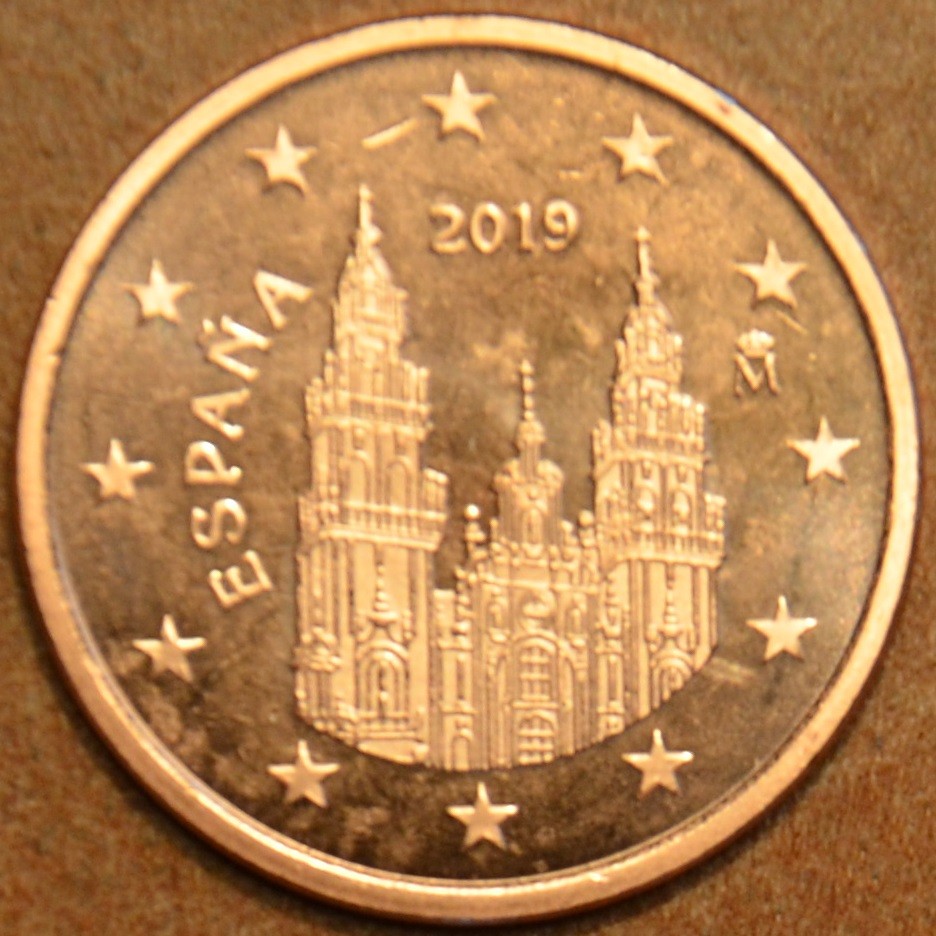 1 cent Spanyolország 2019 (UNC)