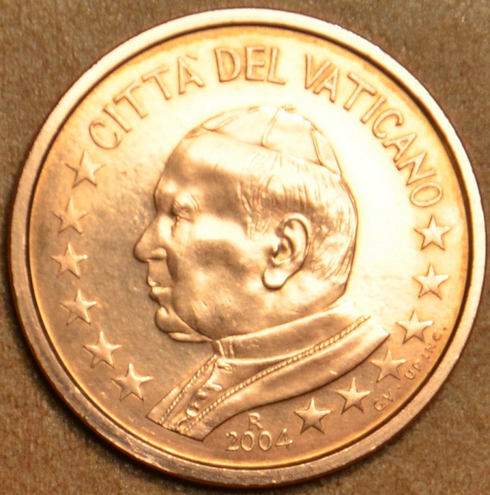 1 cent Vatikán 2004 János Pál II (BU)