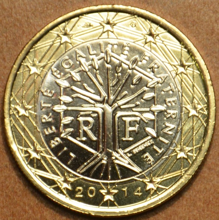 1 Euro Franciaország 2014 (UNC)