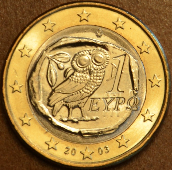 1 Euro Görögország 2003 (UNC)