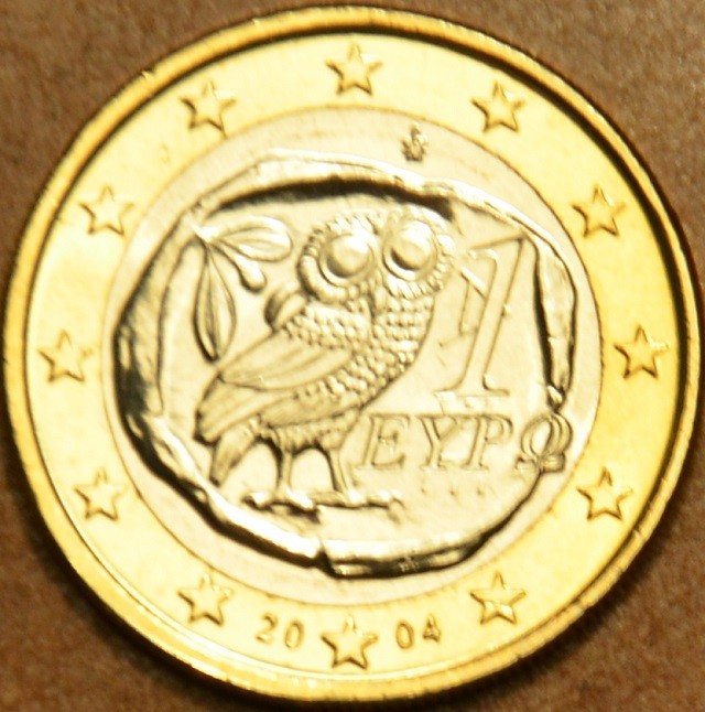 1 Euro Görögország 2004 (UNC)
