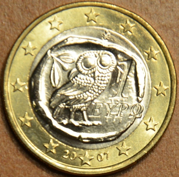 1 Euro Görögország 2007 (UNC)