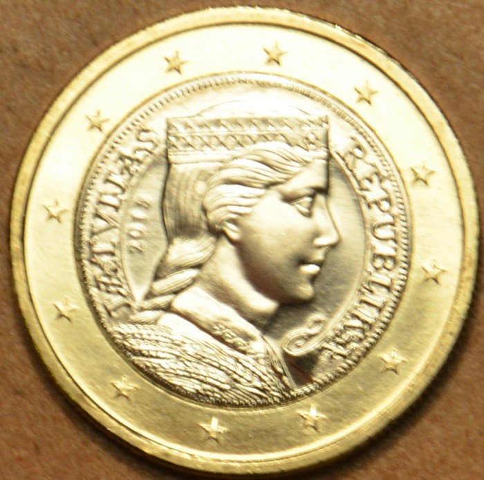 1 Euro Lettország 2015 (UNC)