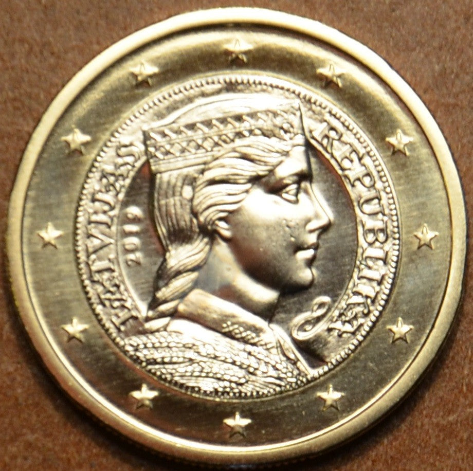 1 Euro Lettország 2019 (UNC)