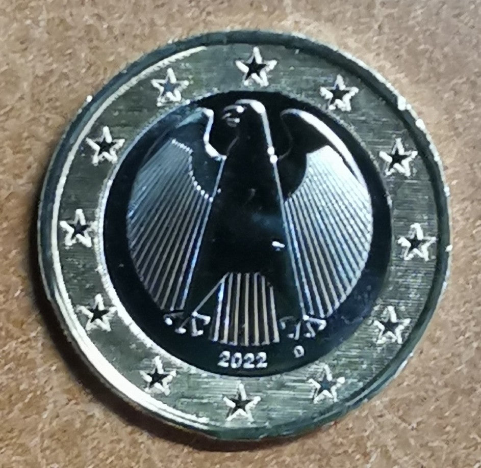 1 Euro Németország 2022 "D" (UNC)