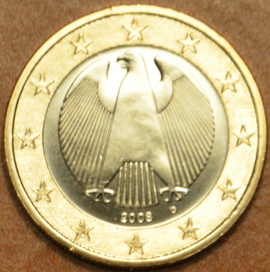 1 Euro Németország "D" 2008 (UNC)
