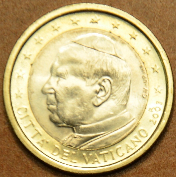 1 Euro Vatikán 2003 János Pál II (BU)
