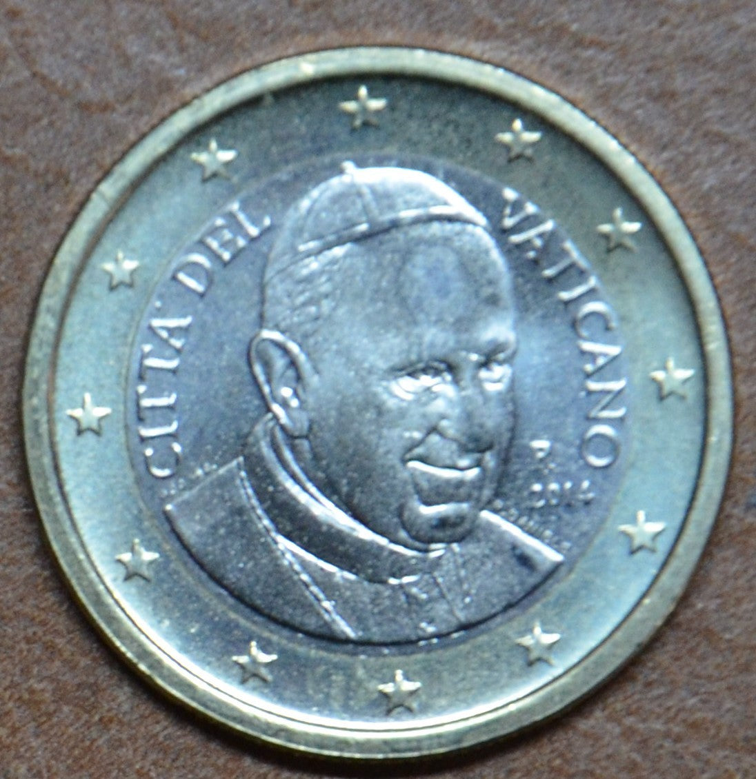 1 Euro Vatikán 2014 (BU)