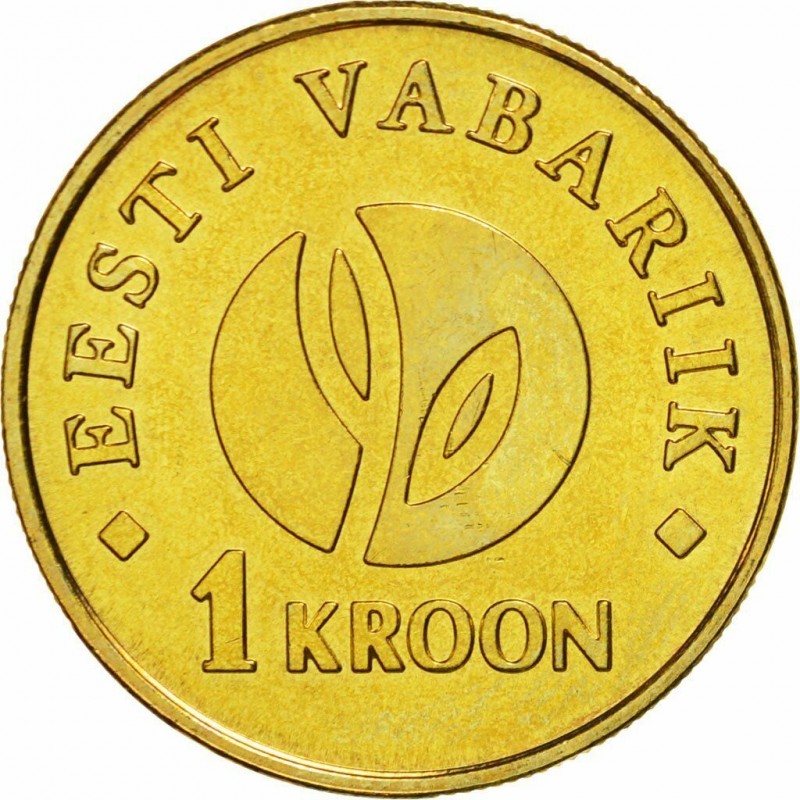 1 krooni Észtország 2008 (UNC)