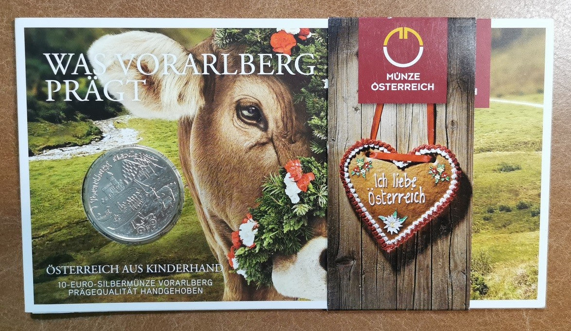 10 Euro Ausztria 2013 Vorarlberg (BU)