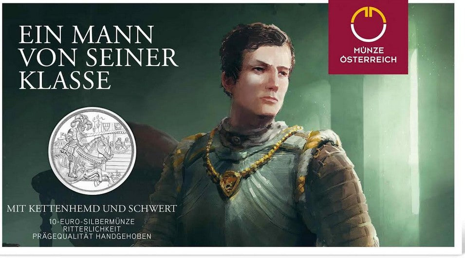 10 Euro Ausztria 2019 - A lovagok történetei (BU)
