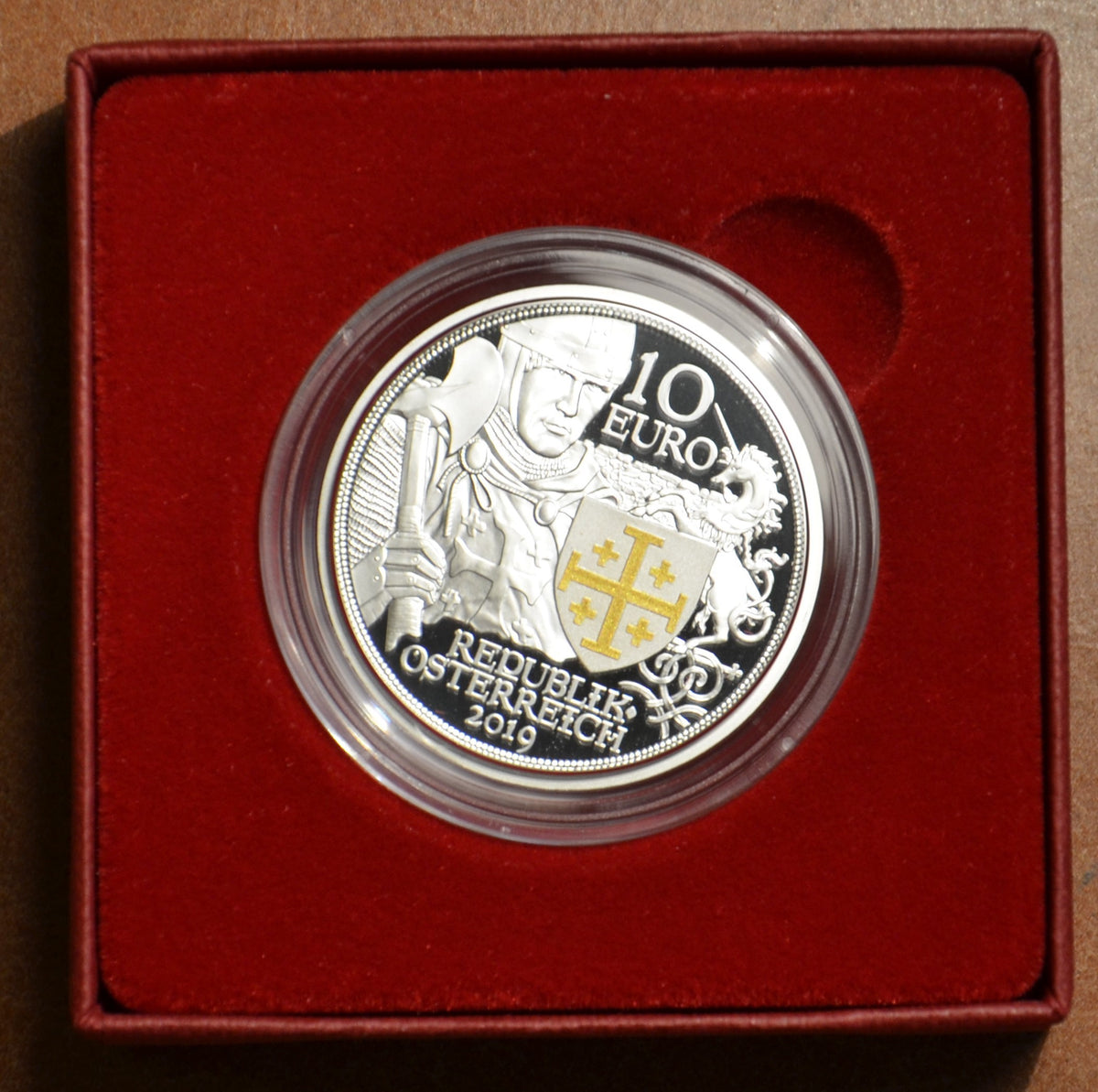 10 Euro Ausztria 2019 - A lovagok történetei II. (Proof)