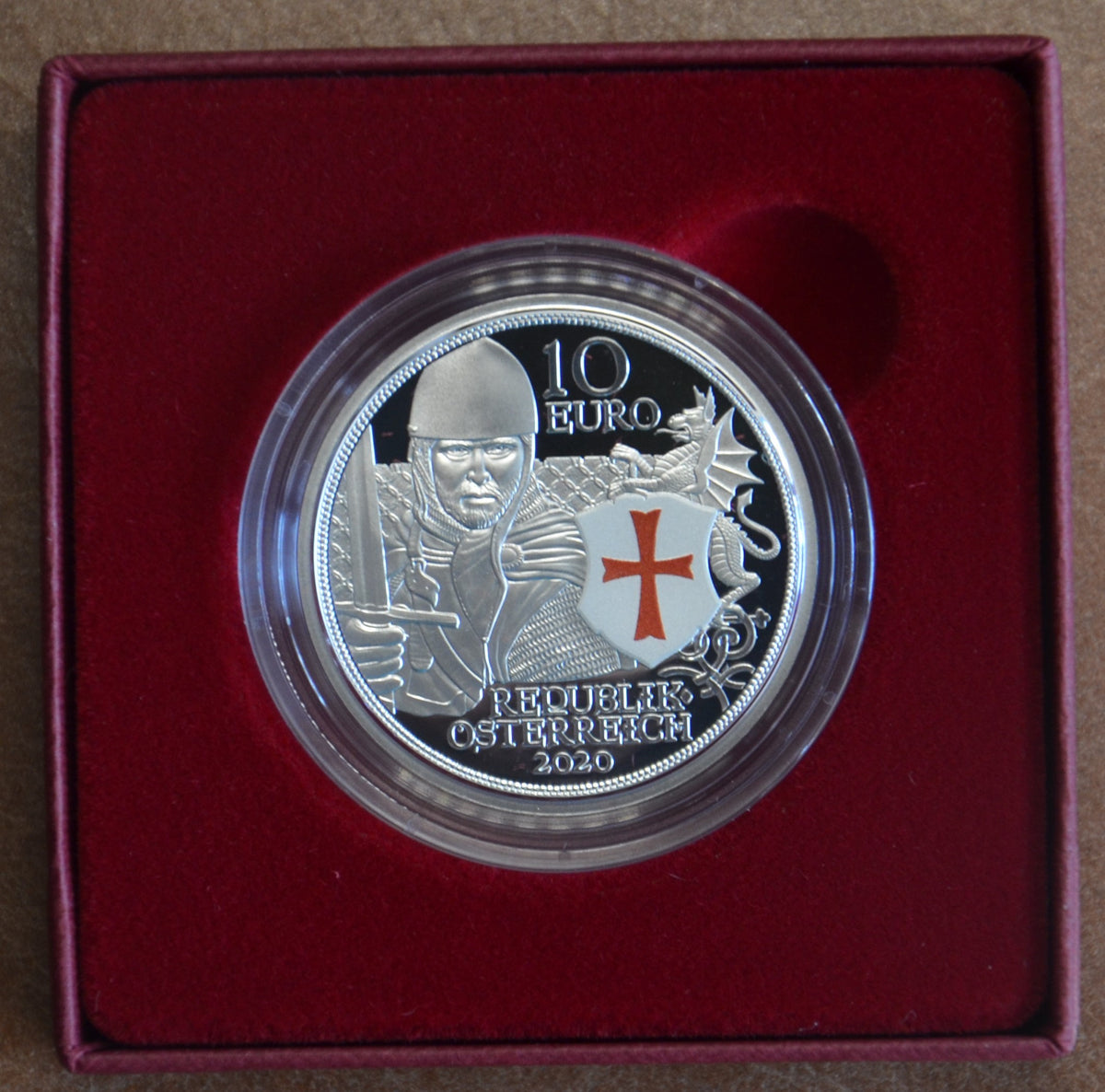 10 Euro Ausztria 2020 - A lovagok történetei III. (Proof)