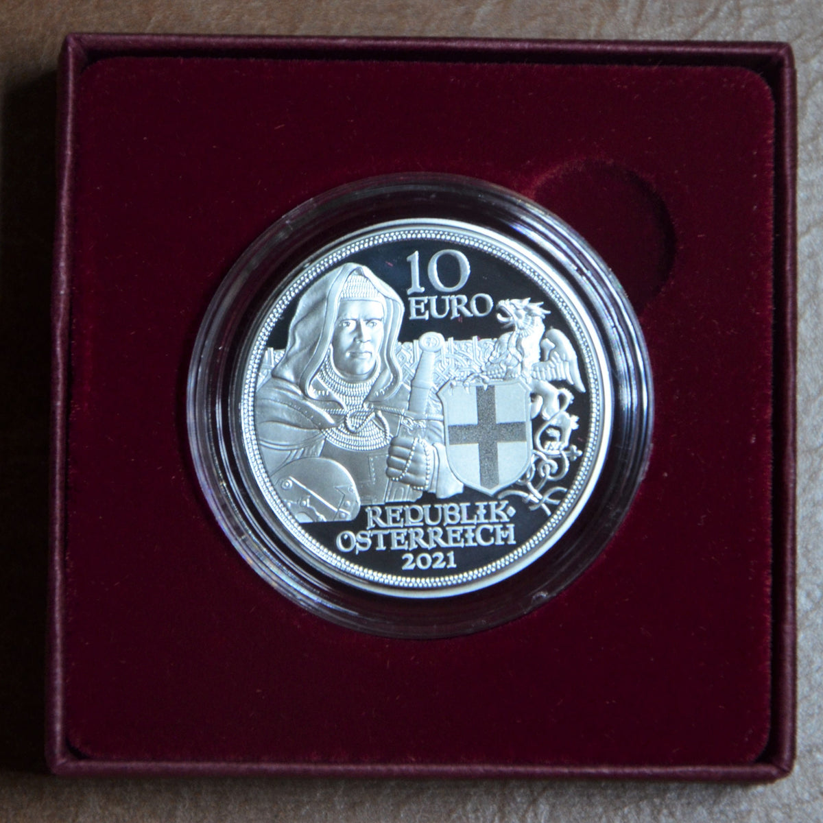 10 Euro Ausztria 2021 - A lovagok történetei V. (Proof)