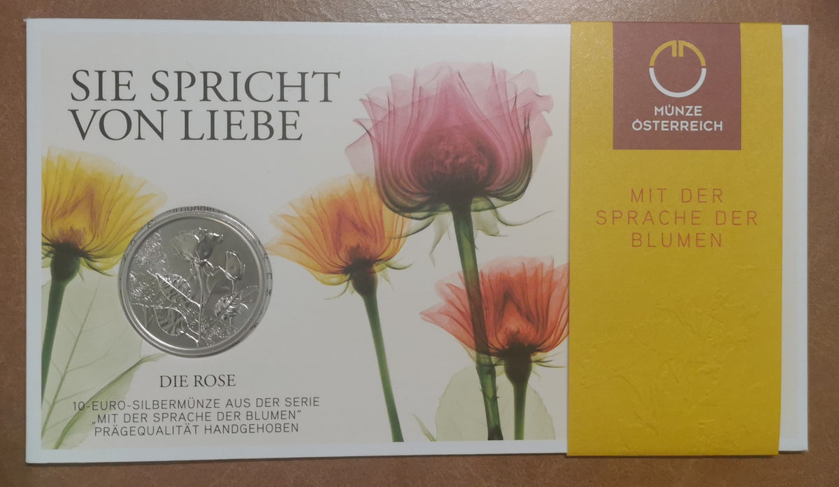10 Euro Ausztria 2021 - A rózsa (BU)