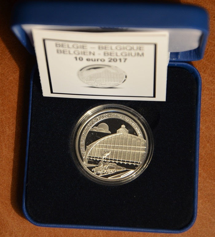 10 Euro Belgium 2017 Antwerp central station (Proof)