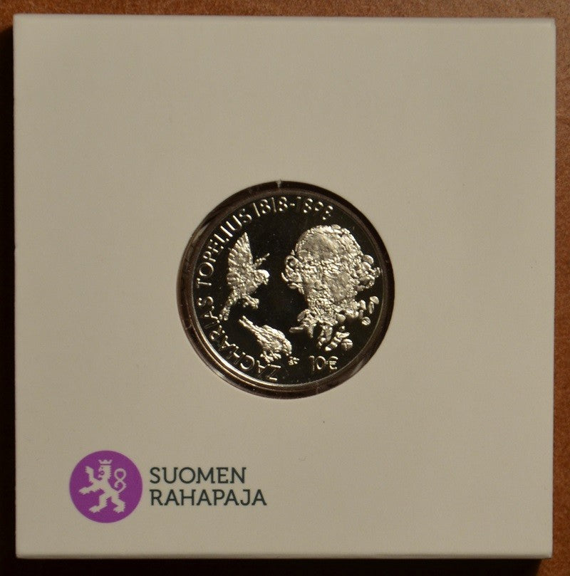 10 Euro Finnország 2018 - Zacharias Topelius (Proof)