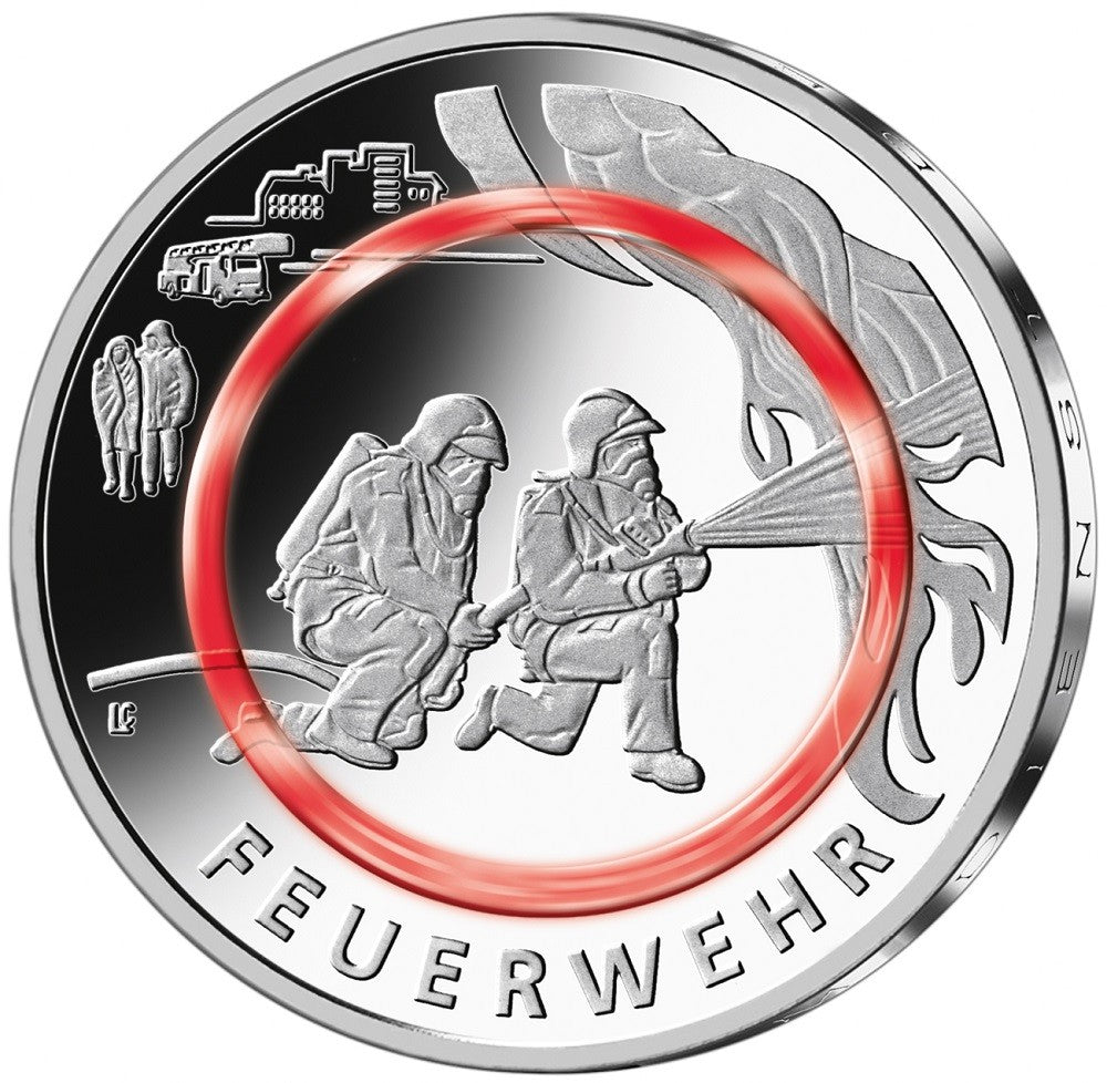 10 Euro Németország 2023 "A" - Tűzoltók (UNC)