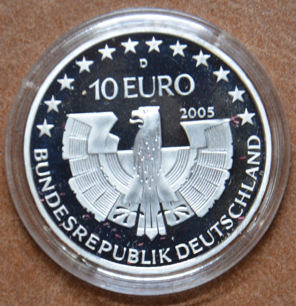 10 Euro Németország "D" 2005 - A bajor erdők (Proof)