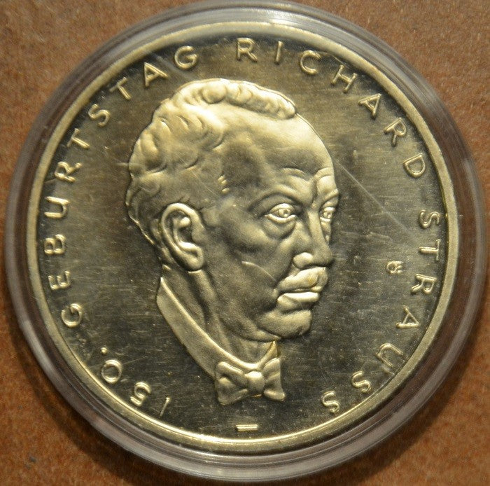 10 Euro Németország "D" 2014 Richard Strauss (UNC)