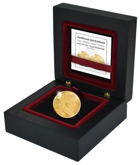 12,5 Euro Belgium 2025 - Fülöp király 65. évfordulója (Proof)