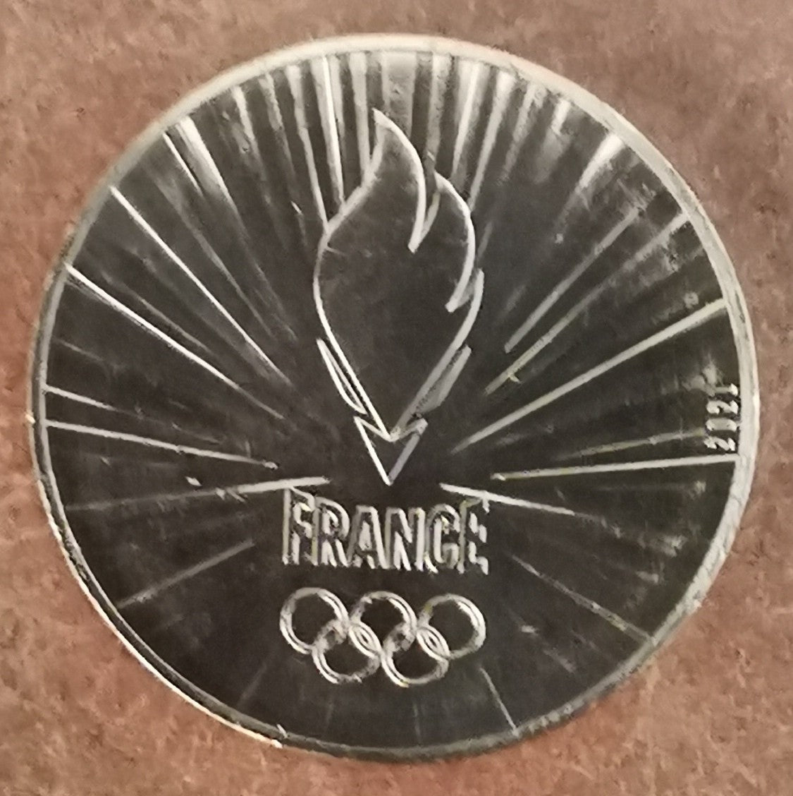 1/4 Euro Franciaország 2021 - A 2024-es olimpia (UNC)