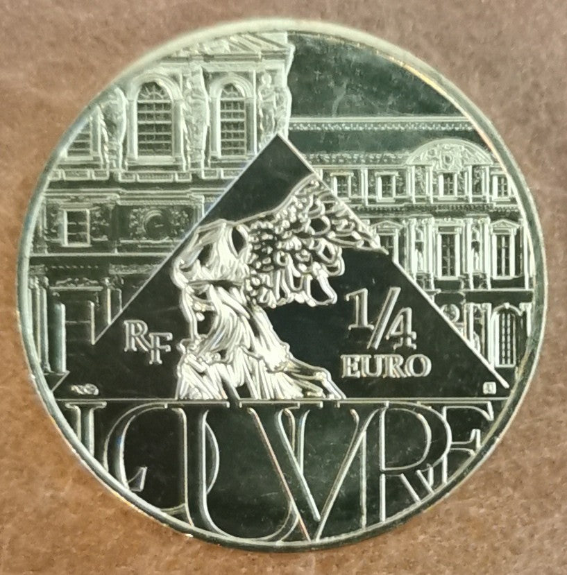 1/4 Euro Franciaország 2021 - I. Napoleon koronázása - Louvre (UNC)