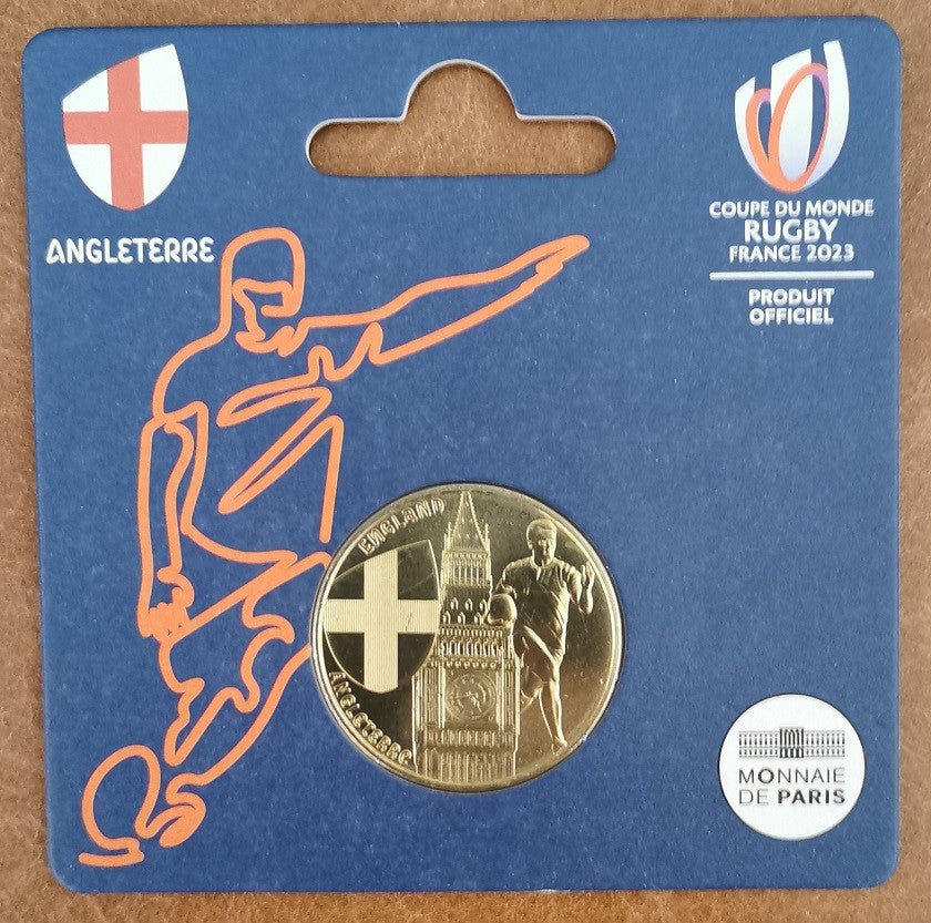 1/4 Euro Franciaország 2023 - Rugby Anglia (UNC)