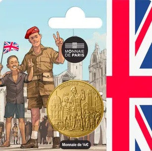 1/4 Euro Franciaország 2025 - Brit katona (UNC)