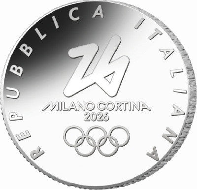1/4 Euro Olaszország 2025 - Cortina 2026: Kabala (UNC)