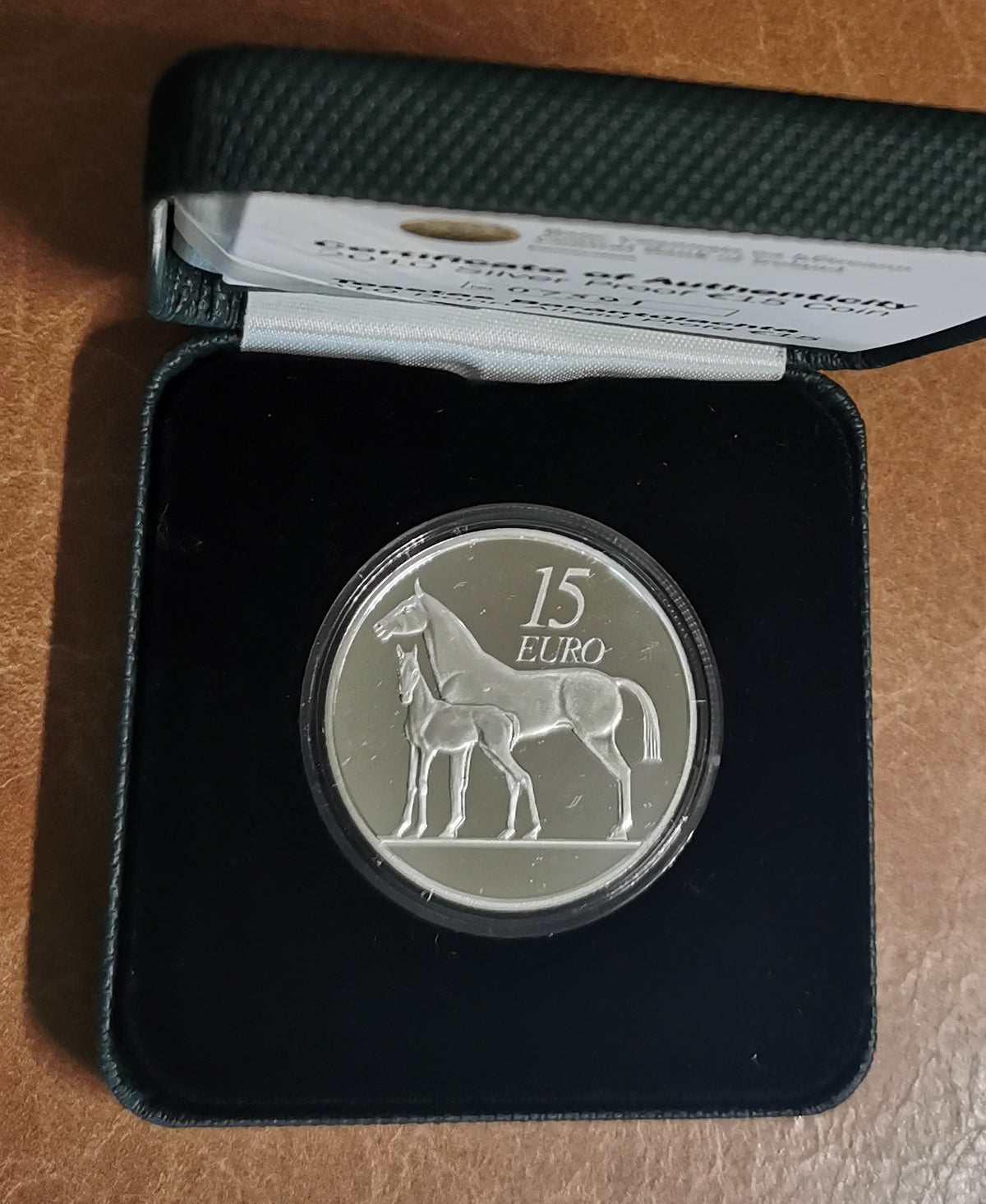 15 Euro Írország 2010 - A ló (Proof)