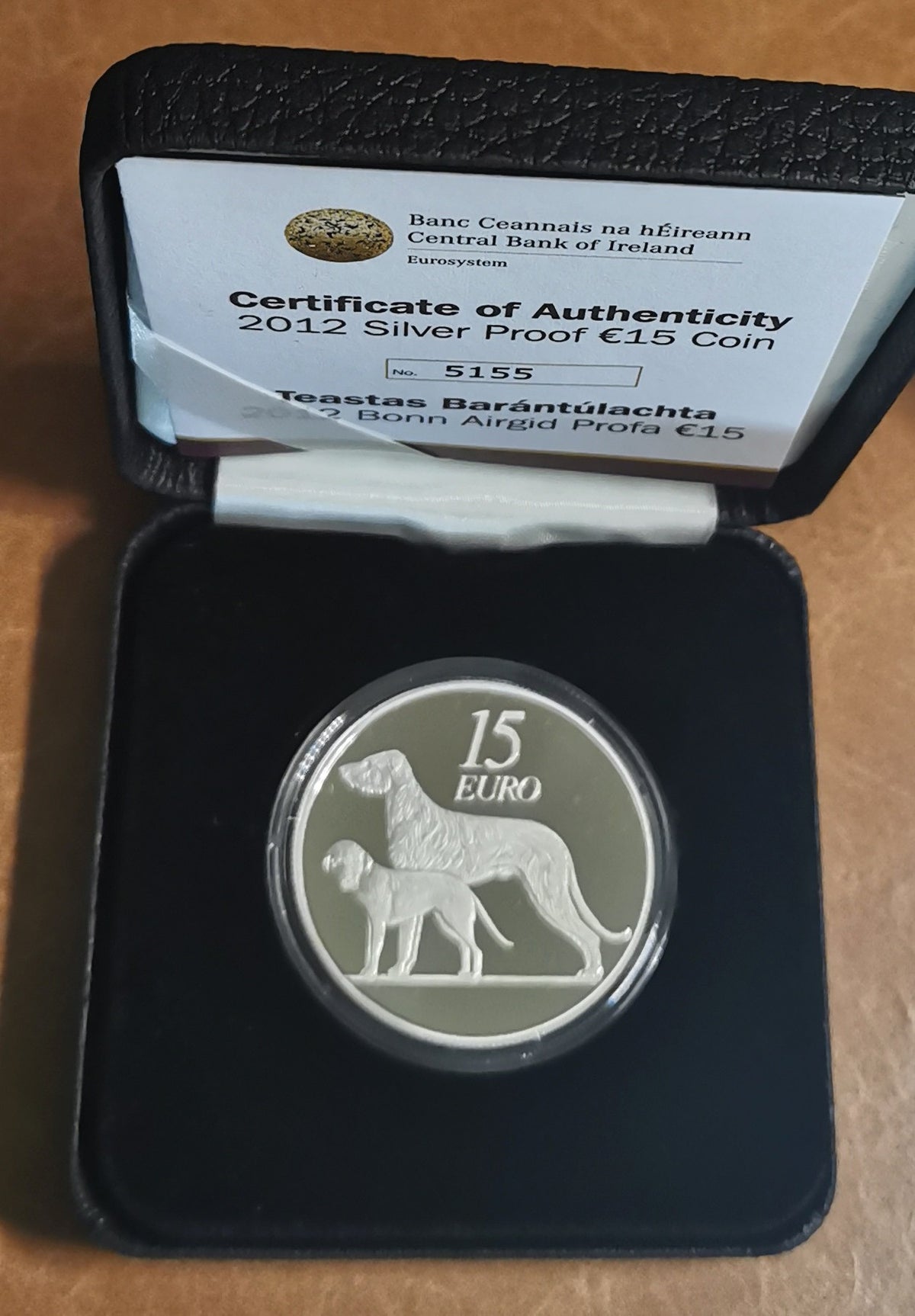 15 Euro Írország 2012 - A vadászkutya (Proof)