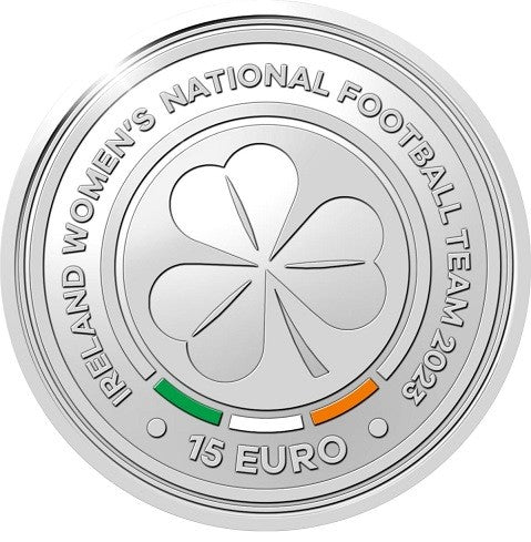 15 Euro Írország 2023 - A női focicsapat (Proof)