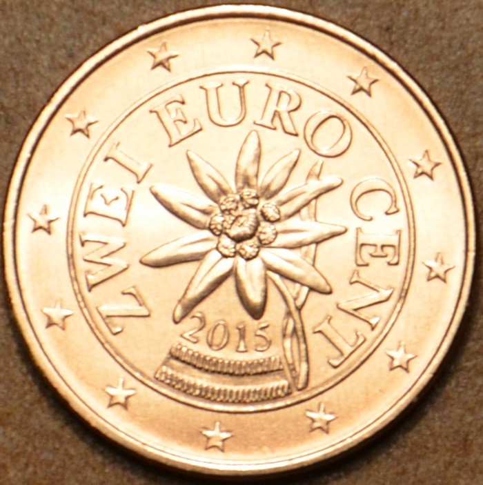 2 cent Ausztria 2015 (UNC)