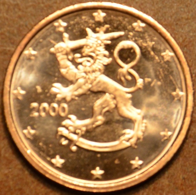 2 cent Finnország 2000 (UNC)