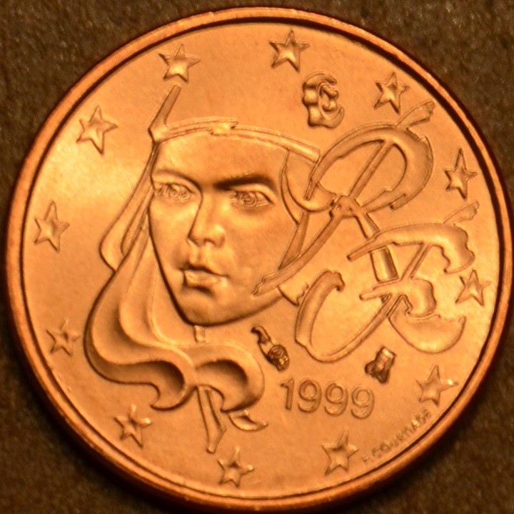 1 cent Franciaország 1999 (UNC)