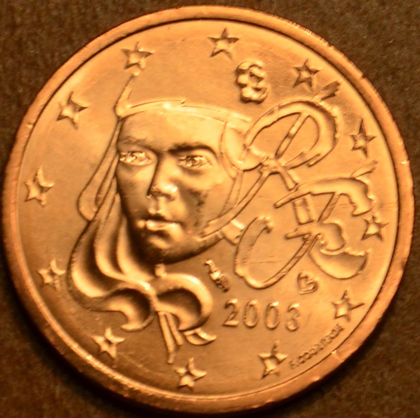 2 cent Franciaország 2003 (UNC)