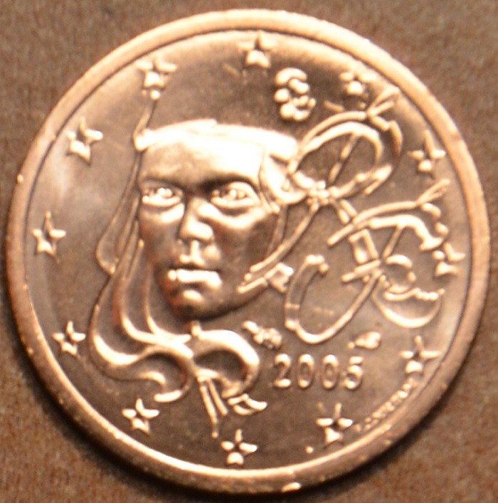 2 cent Franciaország 2005 (UNC)