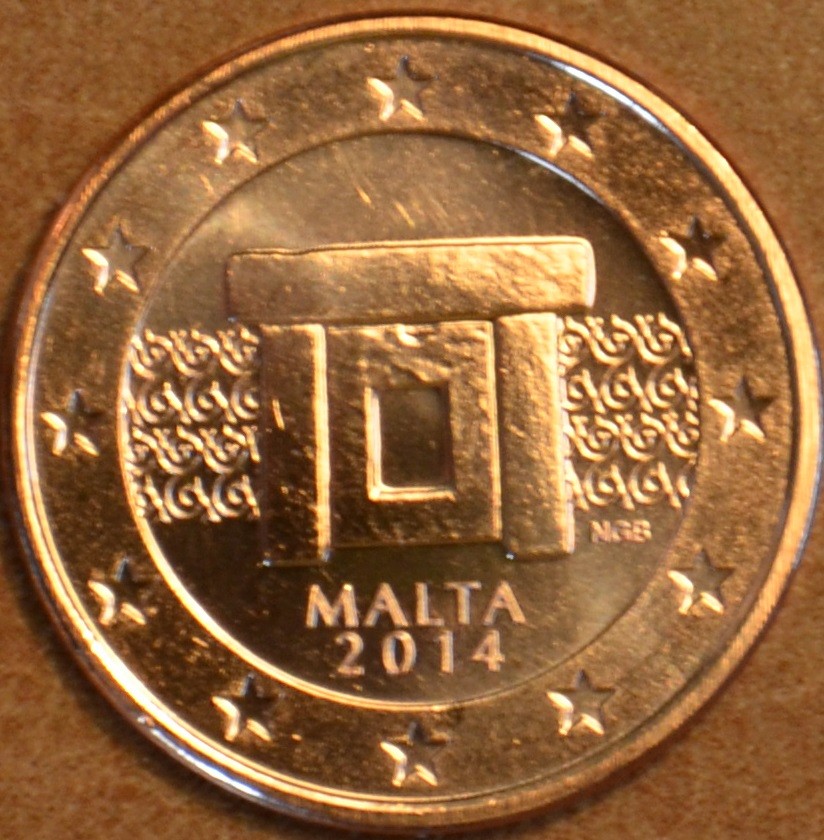 2 cent Málta 2014 (UNC)