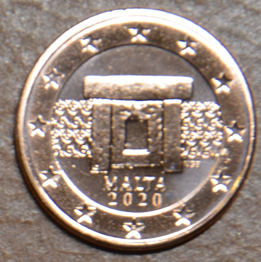 2 cent Málta 2020 (UNC)