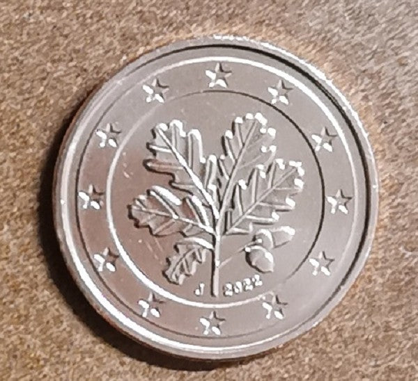 2 cent Németország 2022 "J" (UNC)