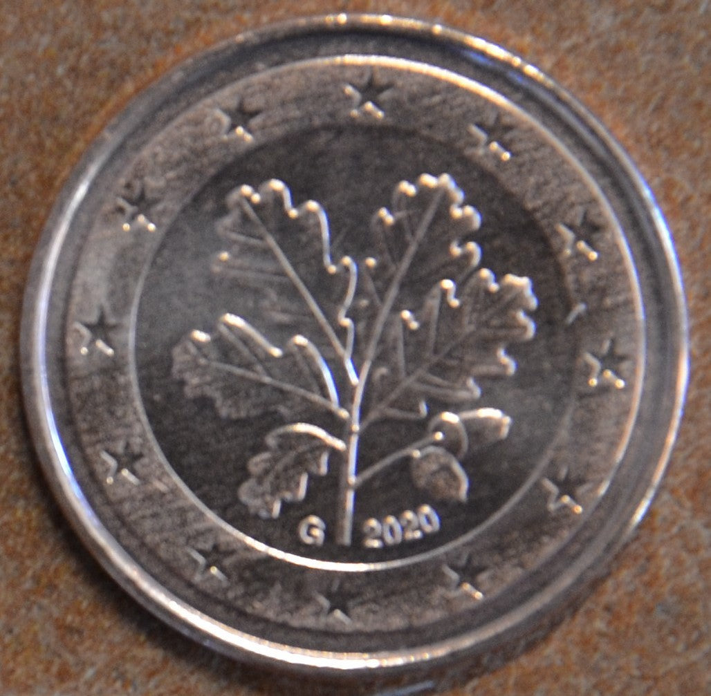 2 cent Németország "G" 2020 (UNC)